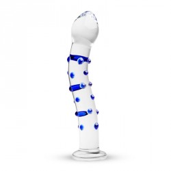 DILDO GLASS Nº6 GIL534BLU