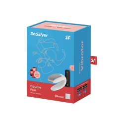 SATISFYER DOBLE FUN BLANCO...
